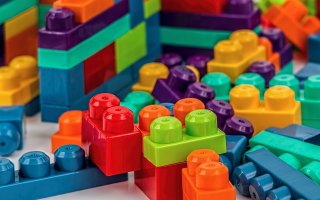 multi color building blocks